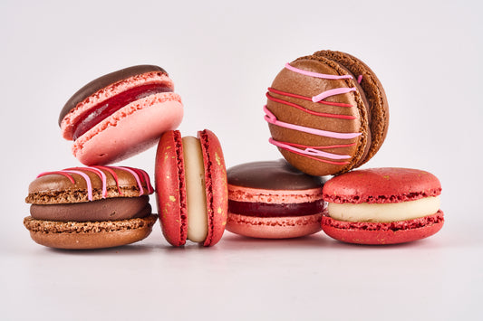 Heart Box of 12 Macarons