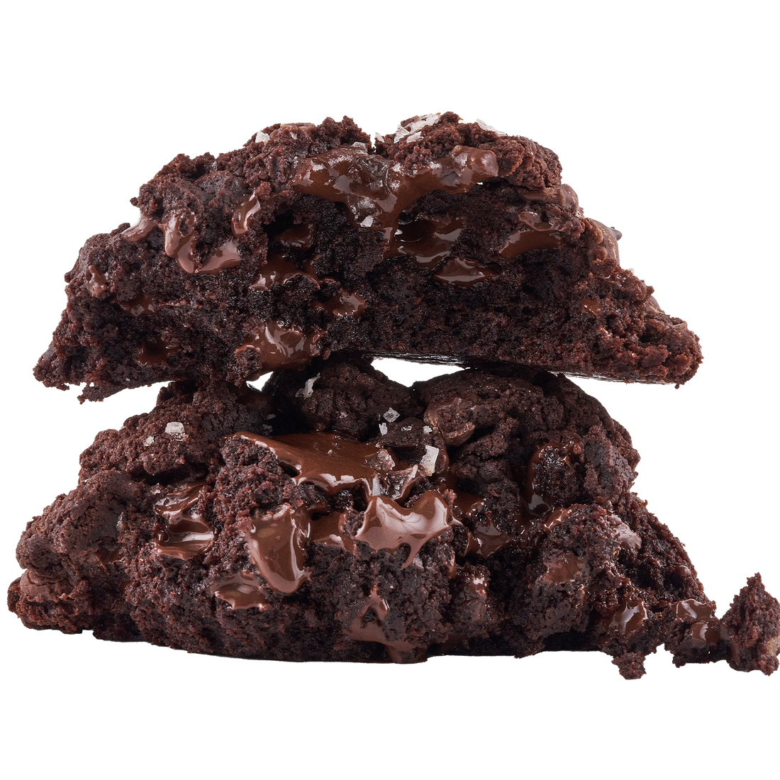 Vegan Double Chocolate Sea Salt Cookie Box of 5 - Snackmagic