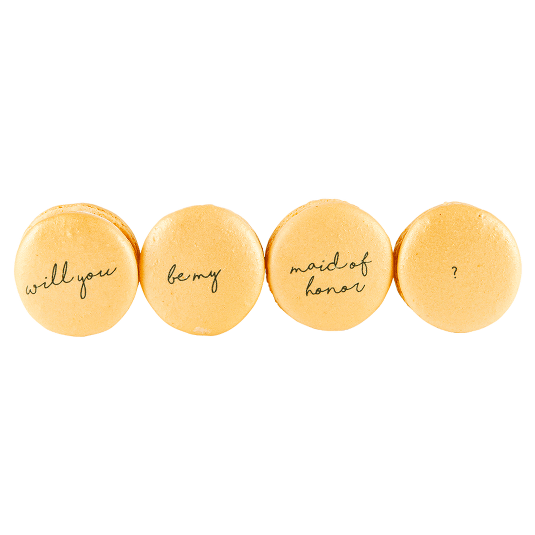 Will You Be My Maid Of Honor? Macarons