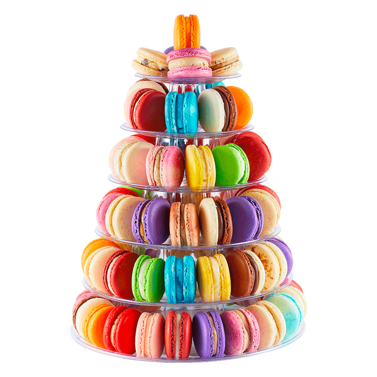 6 Tier Macaron Tower - 72 Macarons | Dana's Bakery